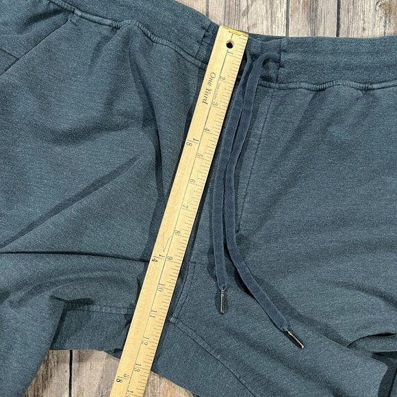 Lululemon City Sweat Shorts XL Mens 9.5" Blue Drawstring Performance M7A74S - Picture 5 of 7